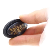 Mobilya Düğme Kulp Çekmece Dolabı Dolap Kapak Kulpu Kulbu Dekoratif Metal Siyah 4 Adet thumbnail 5