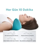 Boyun Ve Omuz Gevşetici, Servikal Traksiyon Cihazı Akupunktur Boyun Omuz Sırt Desteği Masaj Yastığı, Boyun Sedye Masajı thumbnail 2