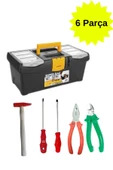 SAHAF Superbag 5 Parça Takım Çantası Seti 16inc (YILDIZ TORNAVİDA DÜZ TORNAVİDA PENSE YANKESKİ ÇEKİÇ) - 1