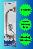 HAFSER 30 Cm Tutunma Barı Tutamak Wc Banyo Duş Klozet Küvet Yanı Kullanım Için . - 1
