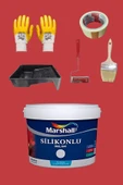 Marshall 5'li Set Silikonlu Özel Mat Iç Cephe Duvar Boyası Elma Şekeri 15-7.5-2.5lt - 1