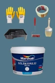 Marshall 5'li Set Silikonlu Özel Mat Duvar Boyası Karadeniz 50 Çeşit Renk 2.5lt - 1