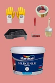 Marshall 5'li Set Silikonlu Özel Mat Duvar Boyası Alev 50 Çeşit Renk 2.5lt - 1