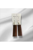 SUNA KENARDESENLİ OYNA AHŞAP KÜPE - 2