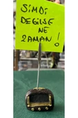 EREN MİNİ RADYO KAHVE POLYESTER KAĞIT TUTUCU NOTLUK-ÇOK ŞIK-SEVİMLİ MİNİ MESAJ GÖNDERİN SEVDİKLERİNİZE - 1