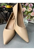 BYSLÇ SHOES NUD TEN STİLLETTO SİVRİ BURUN YENİ SEZON 9 CM TOPUK BOYU thumbnail 1