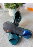 SUNA TANGO AYAKKABISI KADIN 8,5 CM (13 PONT)  T MODEL DERİ ÖZEL ÜRETİM - 5