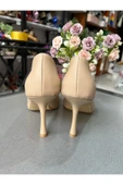 BYSLÇ SHOES NUD TEN STİLLETTO SİVRİ BURUN YENİ SEZON 9 CM TOPUK BOYU thumbnail 3