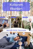 LCD Ekranlı Şarjlı El Fanı Mini Vantilatör 5 Kademe Sessiz Boyun Askılı Pembe Fan - 4