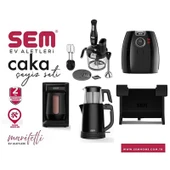 Sem Caka 16 Parça Siyah Çeyiz Seti - 1