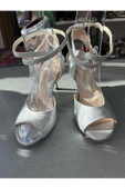 bitangosu LAME SİMLİ KELEBEK MODEL KADIN TANGO-DANS VE SALON AYAKKABISI 8,5 CM(13PONT)TOPUK BOYUNDA ENMODAMODE - 1
