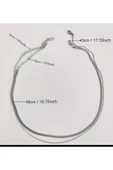 SUNA 2 Lİ ÇELİK KOLYE SADE MODEL-ZAMANSIZ - 2