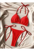 REDB Klasik model kadınlar için İki Parçalı Bikini Mayo ve Giyim - 2