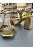 Park Moda ALTIN RUGAN 6BANTLIÖRGÜ 7 CM KALINTOPUKLU AYAKKABIB2025 EN MODA KADIN AYAKKABISI - 5