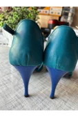 SUNA TANGO AYAKKABISI KADIN 8,5 CM (13 PONT)  T MODEL DERİ ÖZEL ÜRETİM - 4