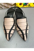 Park Moda ÖZEL TASARIM 2025 MODEL AÇIK TOPUK KADIN AYAKKABI 5 CM MİNİ TOPUK - 5