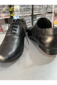 bitangosu SİYAH GERÇEK DERİ YENİ KALIP MASKARATLI ÇARIKMODEL 1 CM TOPUKLU ERKEK TANGO DANS VE SALON AYAKKABISI - 2