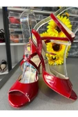 bitangosu RUĞAN KIRMIZI KELEBEK MODEL TANGO DANS VE ABİYE AYAKKABISI thumbnail 1