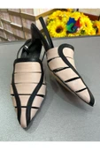 Park Moda ÖZEL TASARIM 2025 MODEL AÇIK TOPUK KADIN AYAKKABI 5 CM MİNİ TOPUK - 4