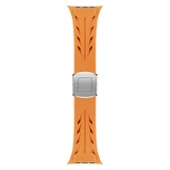 Apple Watch 10 46mm KRD-127 Metal Tokalı Silikon Kordon - 5