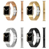 Apple Watch 7 45mm Zore KRD-86 Metal Kordon - 10