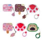 Apple Airpods Pro 2 Zore TPU Kabartma Figürlü İpli Airbag 37 Silikon Kılıf - 8