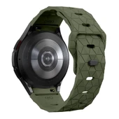 Galaxy Watch 6 40mm Zore KRD-116 20mm Futbol Desenli Spor Tasarımlı Silikon Kordon - 3