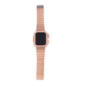 Apple Watch 7 45mm Zore KRD-126 Sert Kasa Koruyuculu Metal Kordon - 10