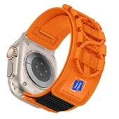 Apple Watch 7 45mm Zore KRD-99 Hasır Kordon - 2