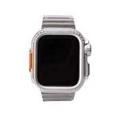 Apple Watch 7 45mm Zore KRD-126 Sert Kasa Koruyuculu Metal Kordon - 5