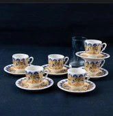 Güral Porselen Sedef 12 Parça Kahve Fincan Takımı 8115 - 3