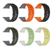 Apple Watch 10 46mm Zore KRD-124 Silikon Kordon Strap Kayış - 3