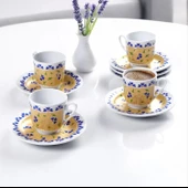 Güral Porselen Sedef 12 Parça Kahve Fincan Takımı 8115 - 1