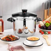 Schafer Grand Düdüklü Tencere 12 L-Siyah - 1