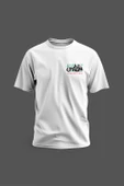 Kısa Kollu Yanlı Küçük Filistin Arapça Ve Ingilizce Renkli Yazısı Dijital Baskılı Unisex S - 2xl T30 - 3