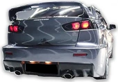 Lancer - Evo 10 Style - Arka Tampon (Plastik) (Boyasız) - 1