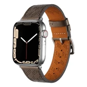 ​​​Apple Watch 38mm KRD-76 PU Deri Kordon Strap Kayış thumbnail 1