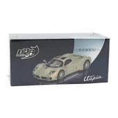 Nessiworld Mini GT 1/64 BBR Pagani Utopia Presentation Grigio Rinascimento - 4
