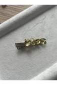 Sitrin taşı el yapımı toka - 1