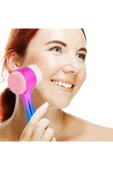 Çift İşlevli Renkli Cilt Yüz Temizleme Fırçası Peeling Masaj Etkili Gözenek Temizleyici Alet - 1