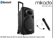 MIKADO MD-86KP SİYAH FM DESTEKLİ ÖĞRETMEN BLUETOOTH ANFİ - 1
