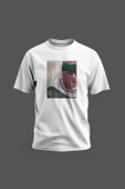 Kısa Kollu Filistin Maskeli Abo Obaida Dijital Baskılı Unisex S - 2xl T300018 - 1