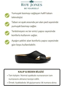 ROY JONES 1802 SİYAH COMFORT CASUAL ANATOMİK GÜNLÜK RAHAT TERLİK - 7