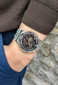 Lee Cooper LC08036 Otomatik Mekanizma İskelet Kadran 5 Atm Su Geçirmezlik Metalik Renk Erkek Kol Saati - 10