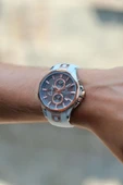 Daniel Klein DKE.1.10657 Exclusive Tüm Fonksiyonlar Aktif Silikon Kordonlu Farklı Renk Seçenekli Çelik Kaplama Erkek Kol Saati - 11