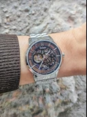 Lee Cooper LC08036 Otomatik Mekanizma İskelet Kadran 5 Atm Su Geçirmezlik Metalik Renk Erkek Kol Saati - 9