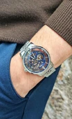 Lee Cooper LC08036 Otomatik Mekanizma İskelet Kadran 5 Atm Su Geçirmezlik Metalik Renk Erkek Kol Saati - 3