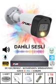 FURY 1 li Sesli Gece Renkli Görüş Güvenlik Kamerası Su Geçirmez Güvenlik Kamerası Seti 1TB thumbnail 1