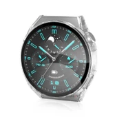 Sneezy Huawei Gt3 Pro 46mm PC Sert Kasa Ve Ekran Koruyucu  Şeffaf thumbnail 6