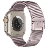 Apple Watch Ultra 49mm Zore KRD-121 Metal Hasır Kordon thumbnail 7
